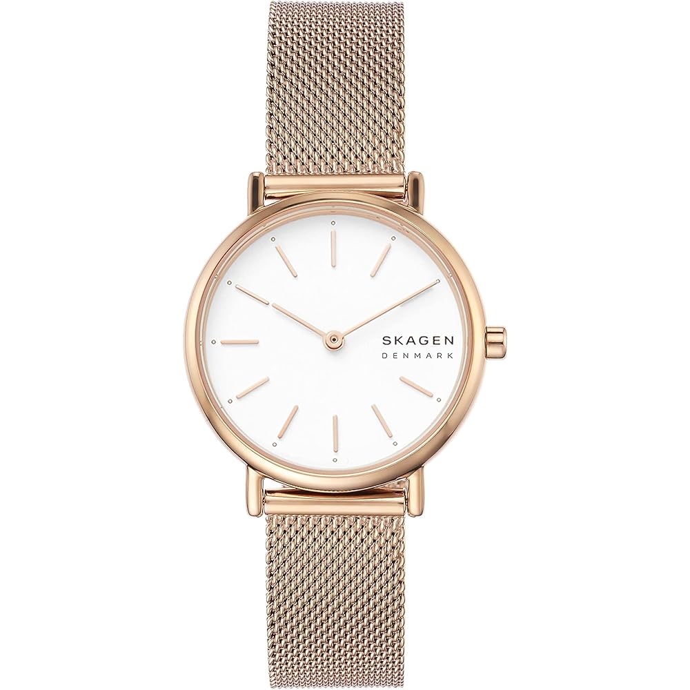 Skagen Signatur SKW2694 Women s Watch Pink Gold Stainless Steel Case Quartz Movement