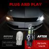 2pcs Car W21/5W LED Blub Daytime Running Light W21W 7443 7440 DRL For Mazda 2 DL DJ  3 BP BT-50 CX-30 CX-5 KF CX-9 MX-5 RF Targa bngxu02