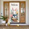 Easter Egg Display Vintage Truck Religious Easter Backdrop Spring Easter Background Plaid Border For Family Gathering Church