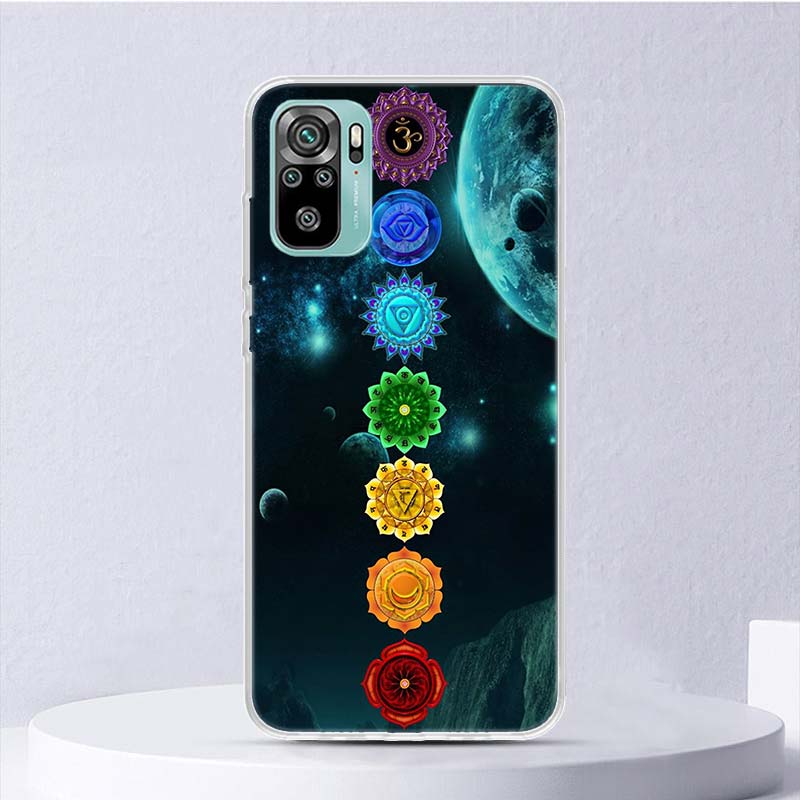 Yoga Chakra Spiritual Energy Universe Soft Case For Xiaomi Redmi Note 14 14S 13 12S 11S 10S 12 11 10 Phone Cover 11T 11E Pro Plu
