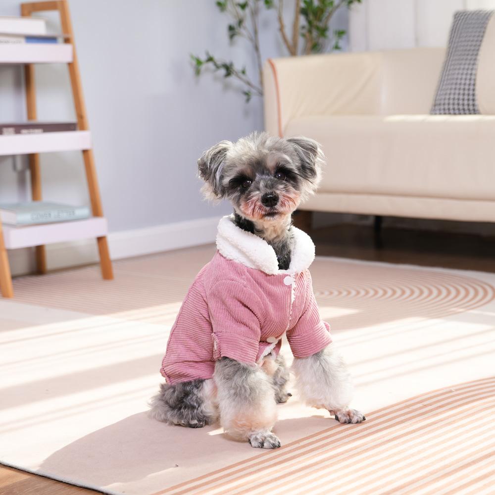 Autumn Winter Pet Dog Clothes Fleece Warm Jacket Coat Cozy Thicken Puppy Clothing for Small Medium Dogs Cat Schnauzer Pug Outfit