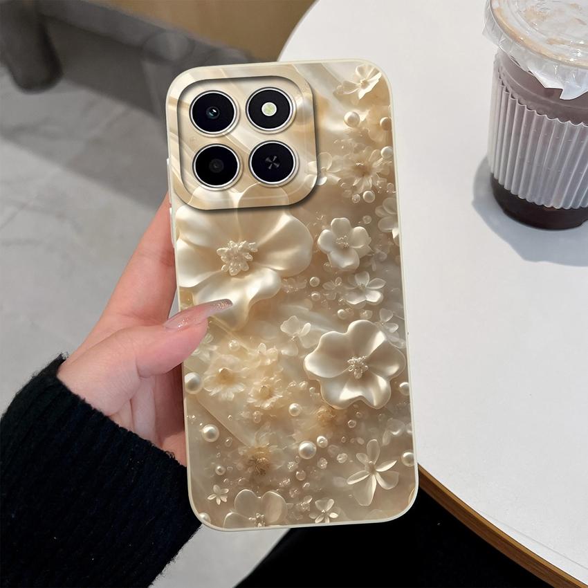 For Honor X6c X6d X5a X5c X6a X7a X8d X9d X8c X7 X8 X6 Phone Case Pretty Flowers Patterns Lightweight Soft Silicone Cover For Honor Protective Housing