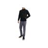 Fila Solid Color Stand Collar Knitted Casual Jacket Men Jacket Black F11M412502FBK