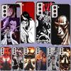 BLEACH Zaraki Kenpachi Clear Phone Cases for Samsung S26 Ultra Galaxy S25 Edge S24 S23 FE S21 Plus S20 S22 S10 Cover Patterned C