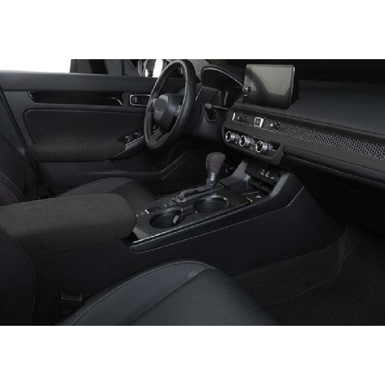 Steering Wheel Strip Panel Cover Trim For Honda Civic 11th 2022-2023 Black Suede