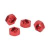 4PCS Wheel Hex Hub Adapter Aluminum Alloy Wheel Hex Coupler for   LaTrax Teton 1Celsius18 RC Truck