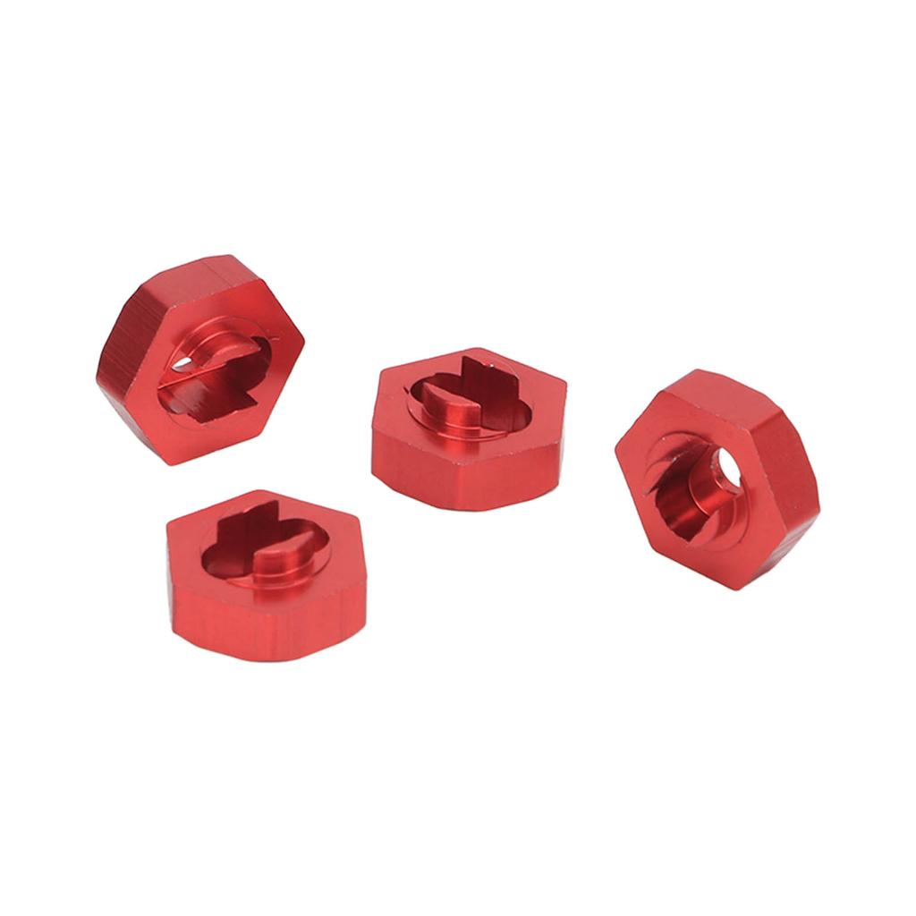 4PCS Wheel Hex Hub Adapter Aluminum Alloy Wheel Hex Coupler for   LaTrax Teton 1Celsius18 RC Truck