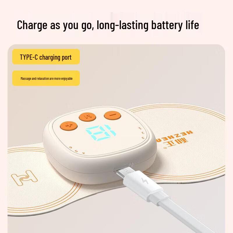 HEZHENG EMS Mini Portable Pulse Massager CN plug (adapter included)