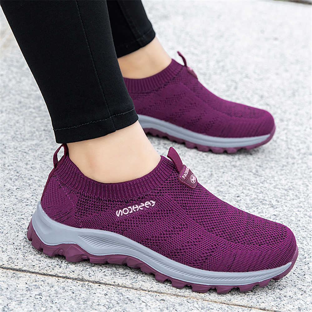 Fashion Without Laces Demi-season Women's High Sports Shoes Flat Shoes Luxury Boot Due To Women Sneakers Lux Health Sho Minimalist