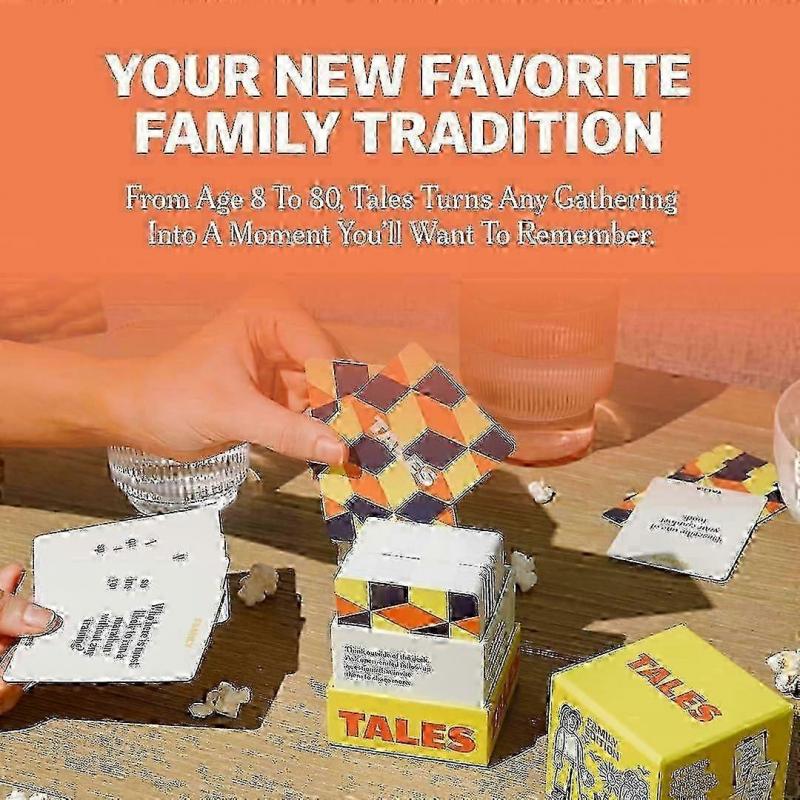 The 150 Conversation Cards Family Edition Makes the Perfect Gift for Festive Gatherings and Reunions with Family and Friends.