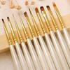 Nail Pen Brush Easy To Use Multi-function Tip Head Gel Nail Painting Brushes for Manicure