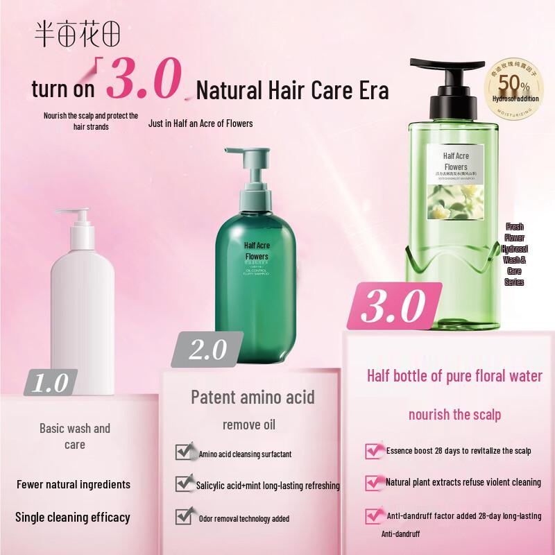 Ban Mu Hua Tian Anti-Dandruff & Oil Control Shampoo Twin Pack