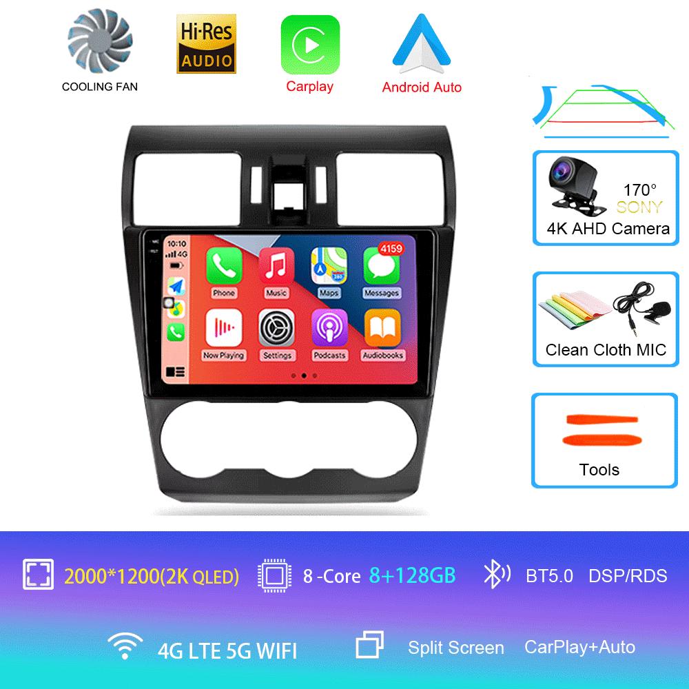 Android 14 Video Player Car Radio For Subaru Forester 4 SJ 2012 - 2015 Multimedia Navigation Stereo GPS No 2din 2 Din Dvd