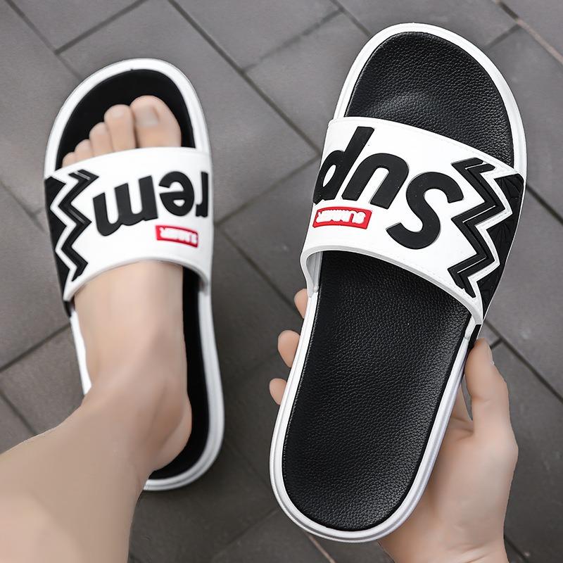 Slippers Men's Summer Couples Can Wear Thick-soled Non-slip Wear-resistant Cool Slippers Men's Shoes African Slippers