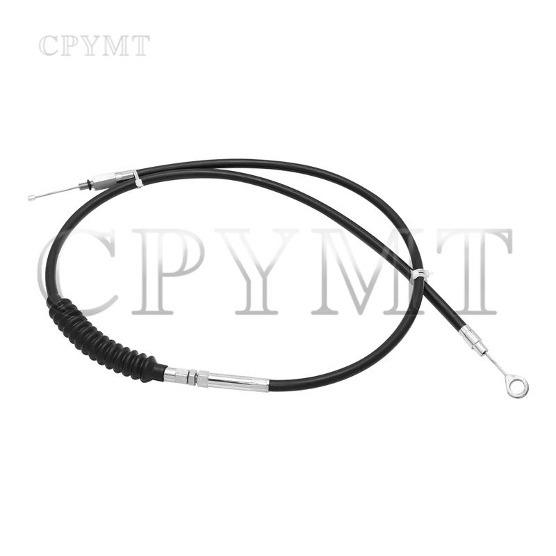 Fit For Harley Motorcycle Black Lengthened Throttle Cable Wires Clutch Cable Sportster Road King Iron XL 883 N/L XL1200 X/ V/C/T