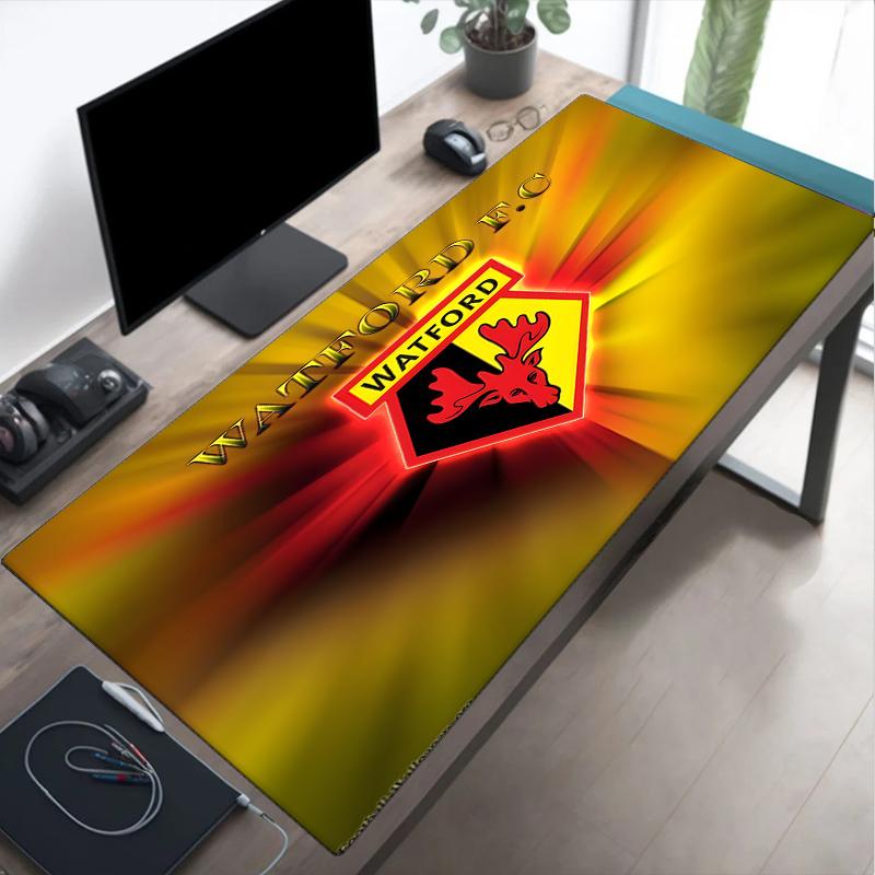 Watford Crest Design Mouse Pad, Gaming Mouse Pad, Keyboard Pad, Desk Decor for Computer Notebook Fan Gift Birthday Gift