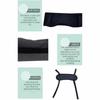 Blackout Head Strap with Eye Mask Head Support Travel Pillow for Airplanes  Travel