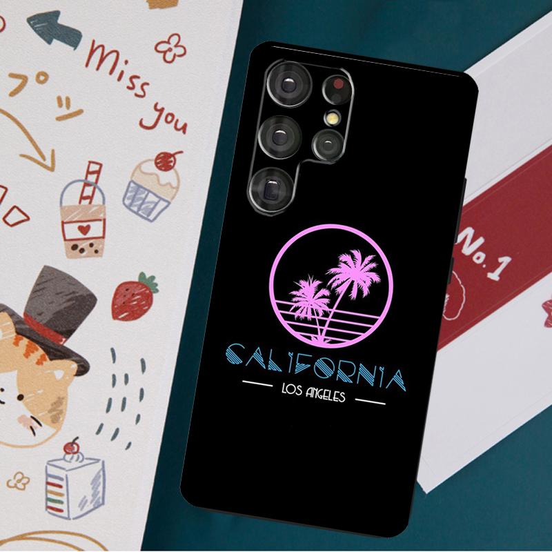 Los Angeles California Case For Samsung Galaxy S23 S22 Ultra S21 S20 FE S9 S10 S22 Plus Note 20 Note 10 Plus Cover