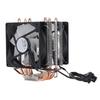 Computer Cpu Cooling Fans RGB 90mm 3pin 4 Heatpipes Noiseless Operation Plug and Play CPU FanDual Fan