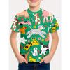 Children's Clothing Boy Tshirt Short Sleeve Cute Animals Print Kids Summer Clothes Casual Cartoon Child Girl Clothes O-Neck Tops