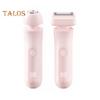 Double Heads Women Electric Shaver USB Rechargeable Waterproof Portable Face Body Bikini Area Arm Leg Hair Removal Epilator Razor Trimmer