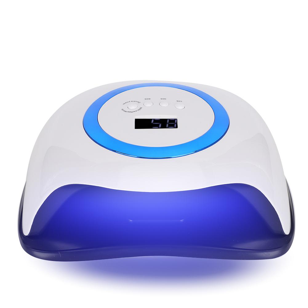 

168 Вт Профессиональная Интеллектуальная Машина для Сушки Ногтей LED УФ Гель Лак Сушилка Лампа Вилка ЕС 110-240 В EU Plug