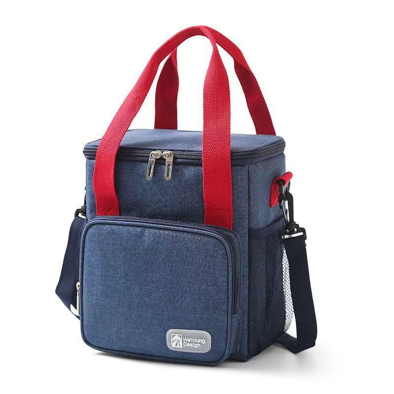 

Сумки для пикника большой вместимости с термоизоляцией, сумка для ланча из ткани Оксфорд, сумка-тоут для хранения еды, портативные сумки-холодильники, для улицы