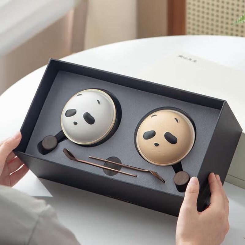 Cute Panda Bamboo Ceramic Tea Mug