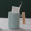 YIXI Simple Glass Toothbrush & Mouthwash Cup Set