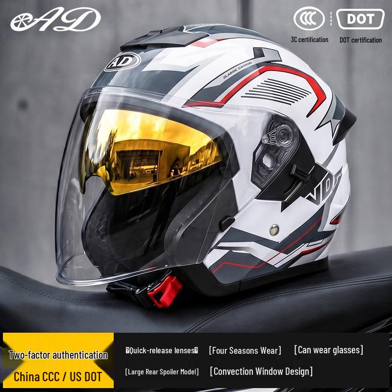 3C Certified Unisex Class A Motorcycle Helmet for All Seasons