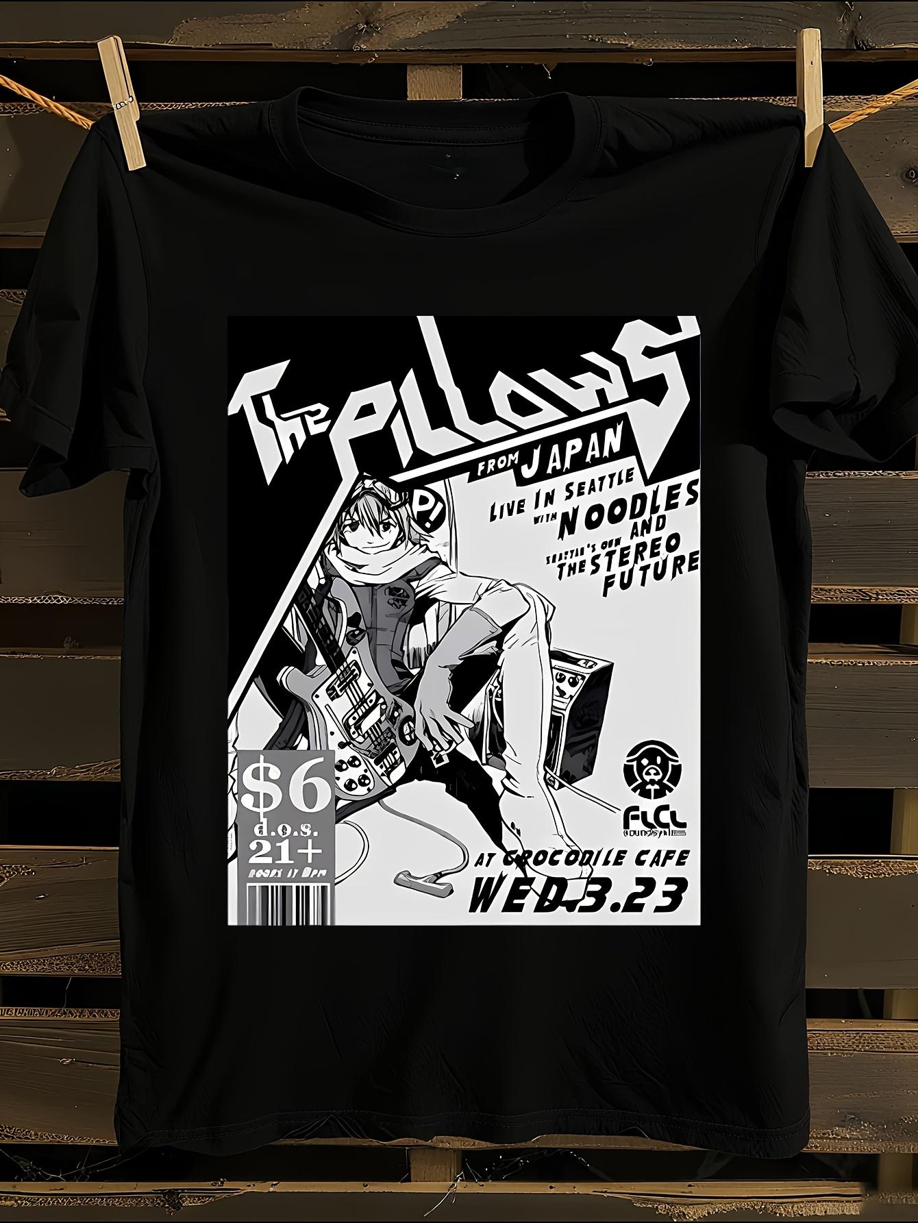 FLCL The Pillows Anime Graphic T-shirt S