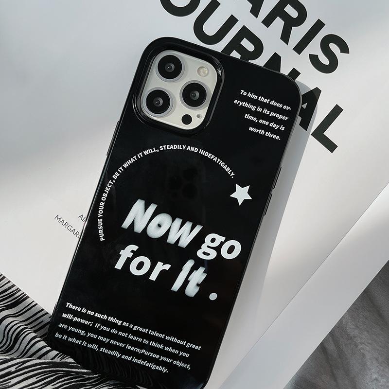 Trendy Cool Style Iphone16 IPhone Case 13 Protective Case 15pro Max Silicone 11/XR Suitable for 12 Thickening