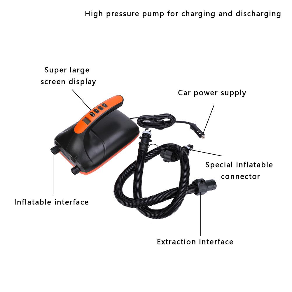 HT?782 Dual Purpose Car High Pressure Electric Inflatable Pump for Paddle Board Surfboard