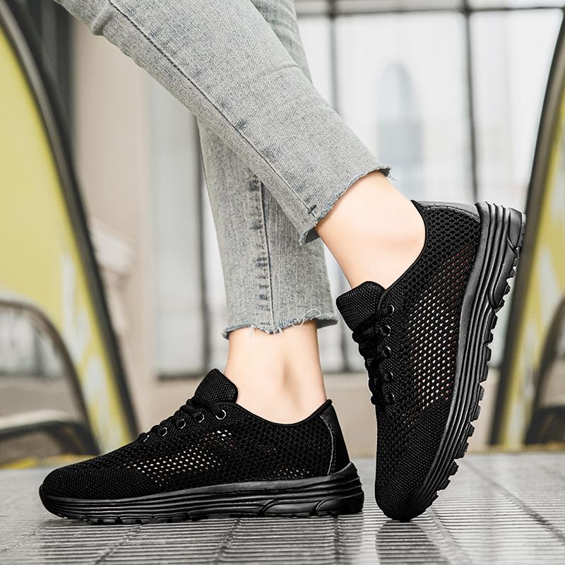 Fashion Women Casual Sports Shoes Comfortable And Breathable Walking Shoes Lightweight Hollowed Out Couple Shoes Summer New Sneakers