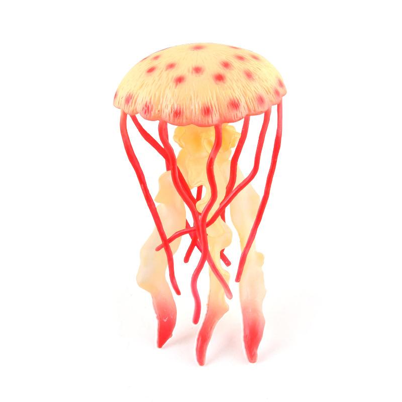 Simulation Marine Creature Model Toy Jellyfish Jellyfish Marine Animal Model Doll Ornament