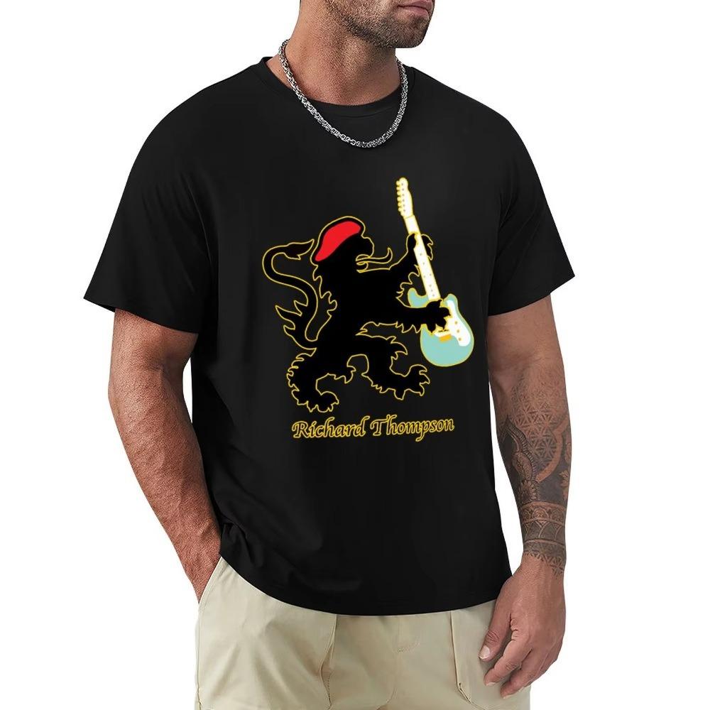 Comfortable season 2025 Zomer Richard Thompson T-shirt Kleding Blue Archive Mannen Designer Kleding Mannen Mode Tops T-shirt - Heren Zomer Katoen Gra... 5XL veelkleurig