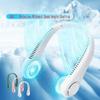 Fan Long Battery Neck Portable Fan No Bladeless Hanging Neck Rechargeable Air Cooler 3 Speed Mini Summer Sport Fan 1200mAh
