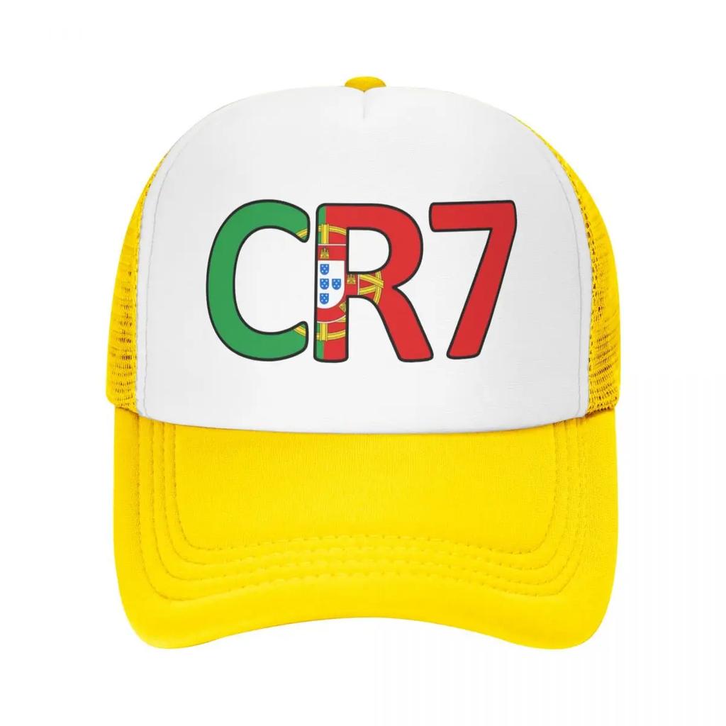 Custom Fashion Unisex Soccer Gift Football CR Trucker Hat Adult Adjustable Ronaldos Baseball Cap Women Unisex Hip Hop Trucker Cap