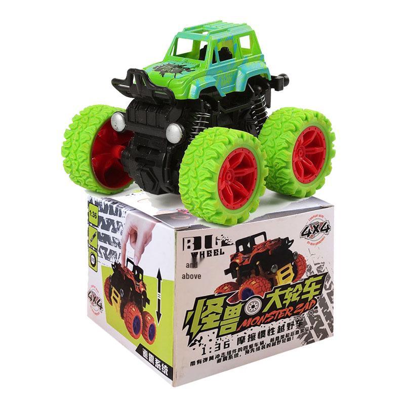 

Inertial Four-Wheel Drive Off-Road Toy Car for Boys - Durable and Drop-Resistant Model Vehicle Gift.