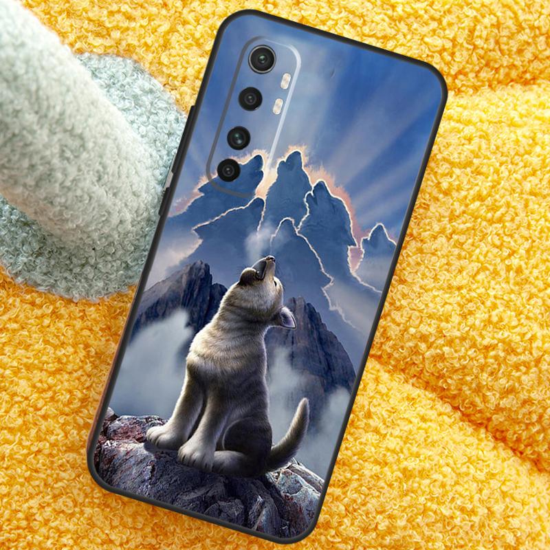 Animal Wolf Howling Case For Xiaomi 15 14 Ultra 13T 14T 15T 17 Pro Max Cover For POCO X7 F8 Pro X3 X5 X6 F5 F6 F7