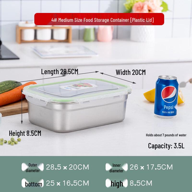 

Stainless Steel Food Storage Container