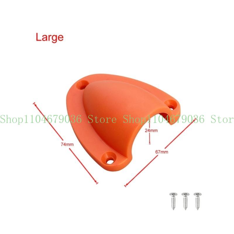 652F Marine Wire Cable Vent Cover Clam Shell Vent with Mounting Screws Ventilator Through Vents for Boat Outlet Yacht Kayak