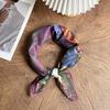 Silk Scarf Neck Small Square Scarf High Sense Summer New Thin Shirt Small Scarf Scarf Shawl Headscarf Headband