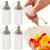 4Pcs Camping Travel Seasoning Box, Outdoor Barbecue Seasoning Bottle, Small Sub-packaging, Portable Mini Sealed Salt Bottle