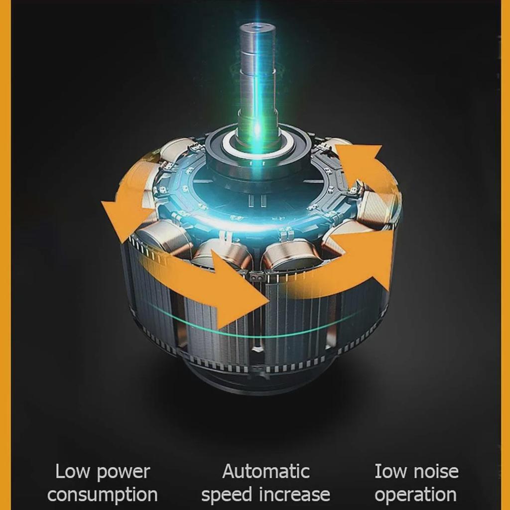 Rebarbadora de Ângulo Recarregável sem Escovas de Lítio 125V e Polidora com Estojo de Plástico Durável