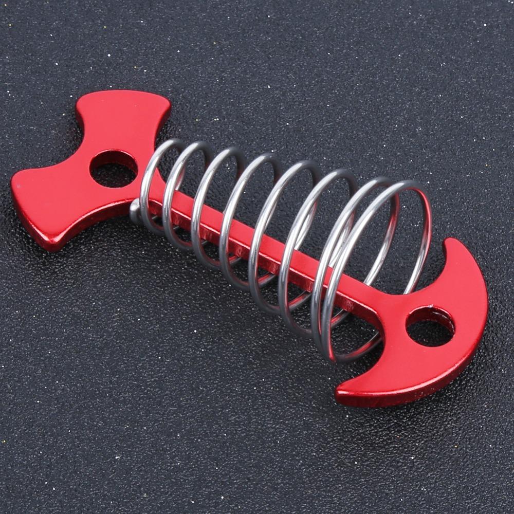 5 Pcs Spring Buckle Ground Anchor Aluminum Alloy Fishbone Deck Anchor Tents Canopies