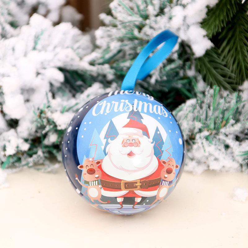 Christmas Tree Ornaments: Candy Jar & Balls Gift Set