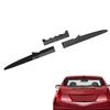 Racing Car Rear Trunk Spoiler Wing Carbon Fiber Black Rear Bumper Spoiler Lip Folding Car Tail Wings Fixed Wind Spoiler