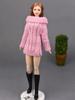1/6 puppe Zubehör Rosa Handgemachte Gestrickte Gewebte Pullover Für Barbie Puppe Kleidung Tops Mantel Kleid Geschenke Für Mädchen Kinder Spielzeug