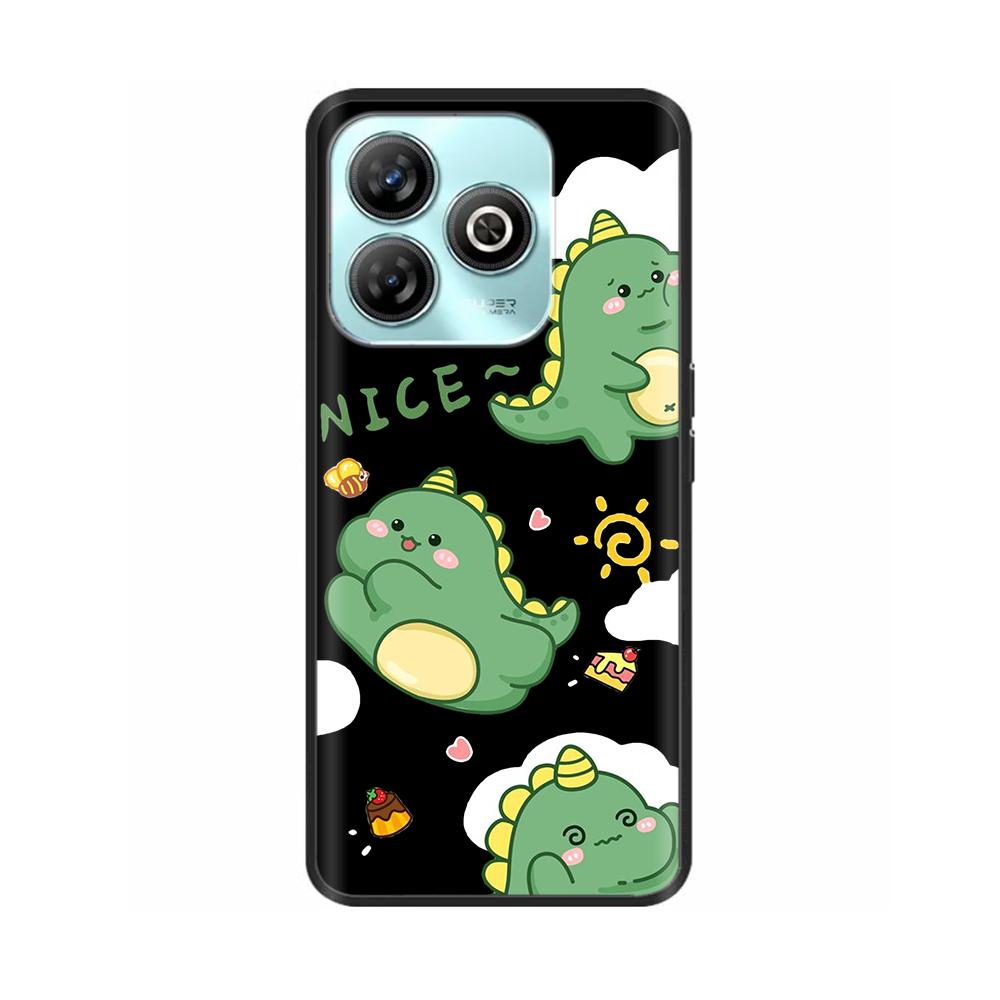 For ZTE Blade A75 4G Casing Phone Cases Cartoon Full Coverage Back Cover Soft Liquid Silicone Case For ZTE Blade A75 Cover A 75